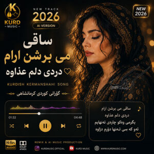 دانلود آهنگ ساقی دلم کواوه می برژین ئه رام | هوش مصنوعی کرمانشاهی 2026